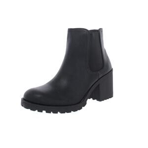 Sun + Stone Women's Morghan Lug Sole Block-Heel Booties